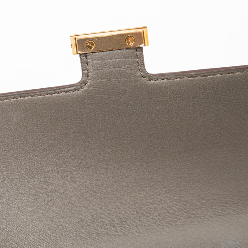 Hermes constance to Go epsom gris etain RGHW stamp Y