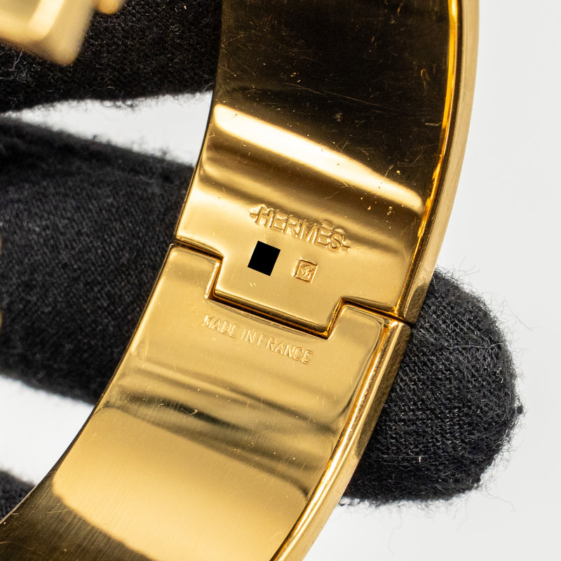 Hermes Size PM Clic Clac H Bracelet Black GHW