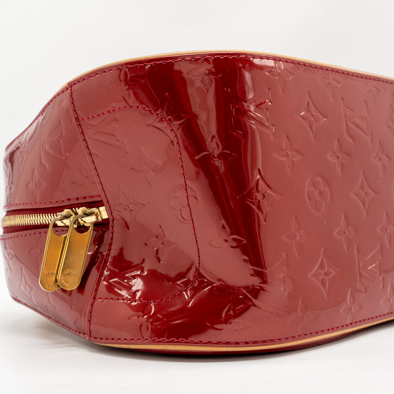 Louis Vuitton Trouville patent leather red GHW
