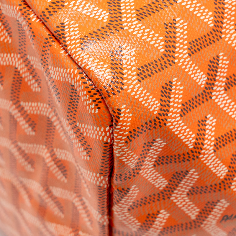 Goyard Saint Louis GM tote bag goyardine canvas orange SHW