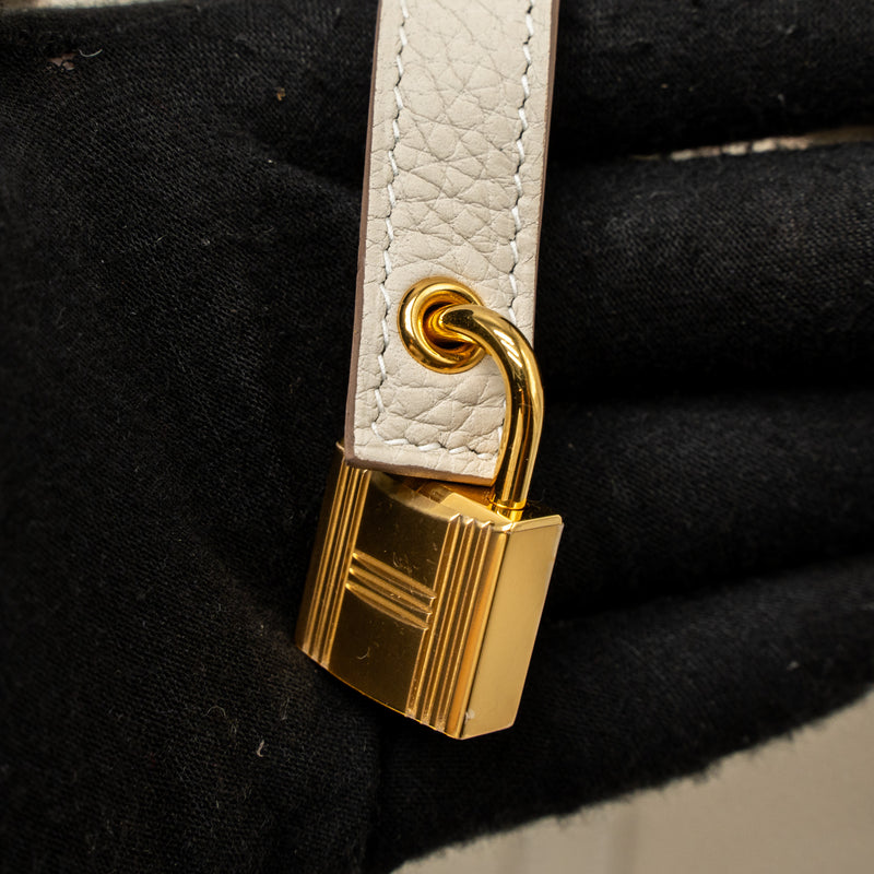 Hermes Picotin 18 Clemence Craie GHW Stamp U