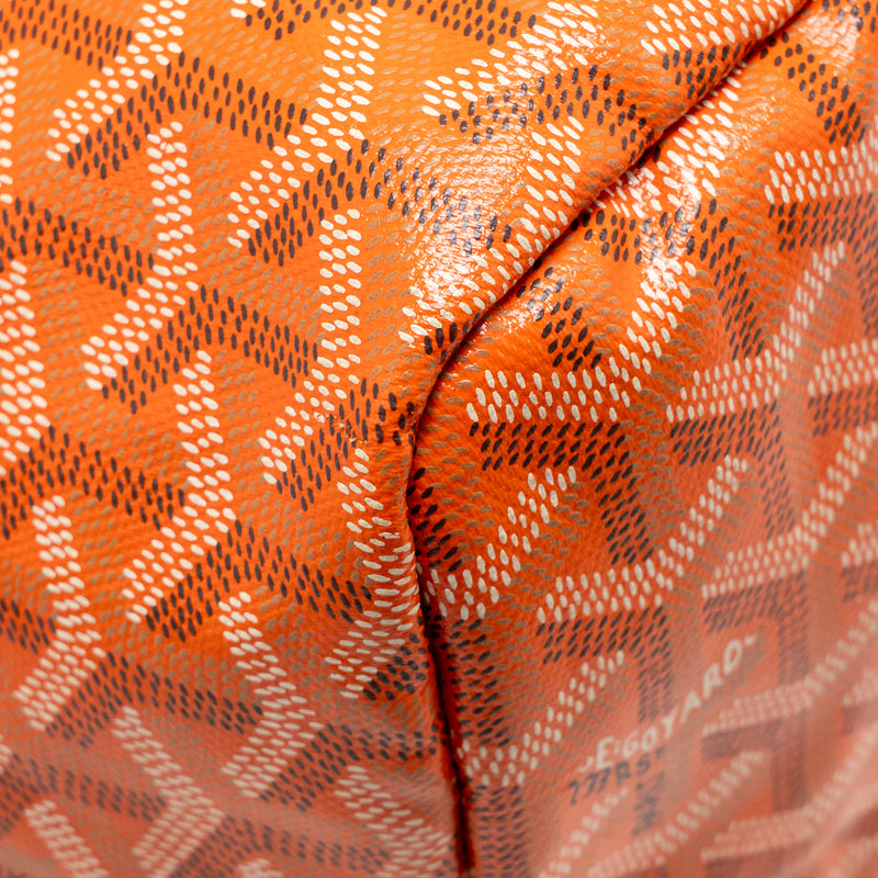 Goyard Saint Louis GM tote bag goyardine canvas orange SHW