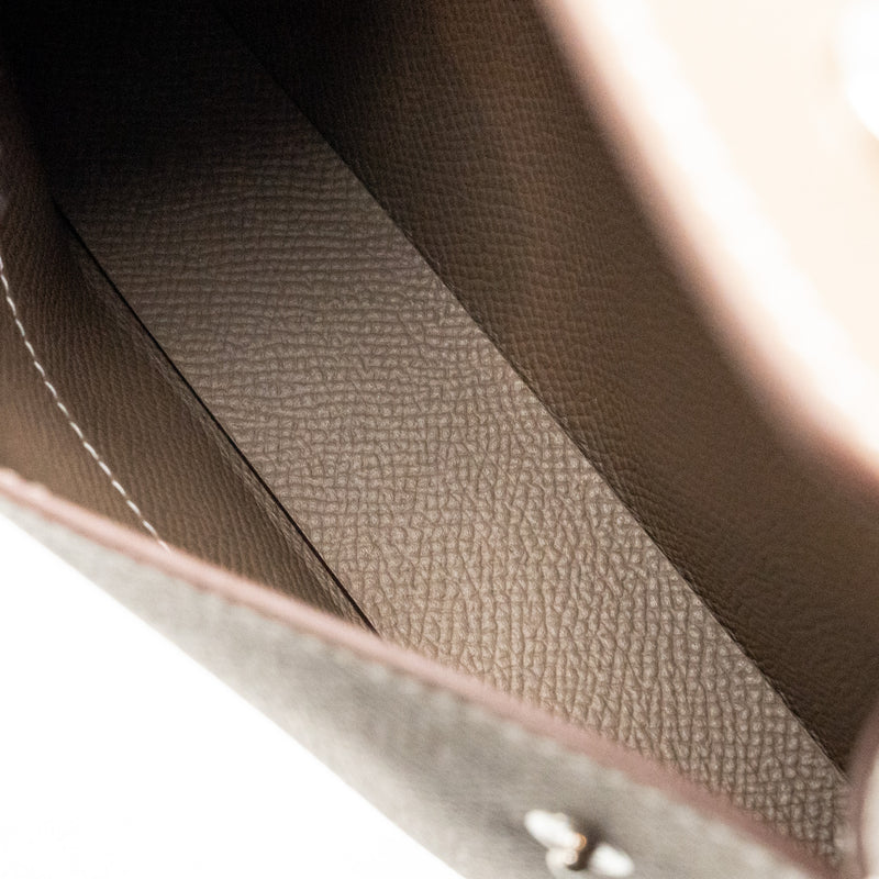 Hermes Hermesnap epsom Etoupe SHW stamp W
