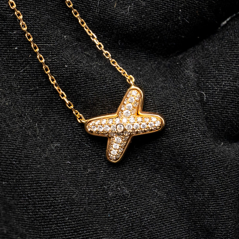 Chaumet Jeux De Liens Pendant Rose Gold, Diamond