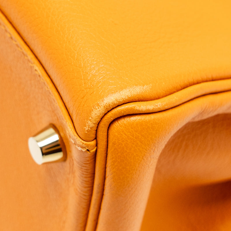 Hermes Kelly 28 Evecolor Apricot GHW Stamp D