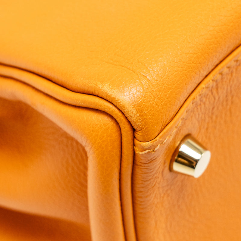 Hermes Kelly 28 Evecolor Apricot GHW Stamp D