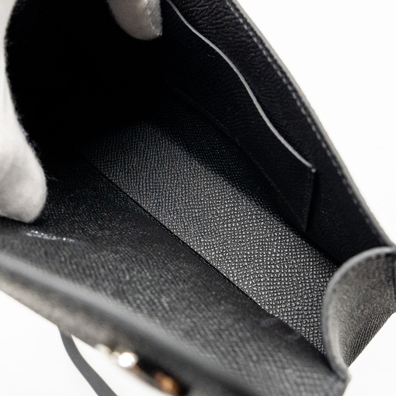 Hermes Hermesnap Epsom Black SHW Stamp W