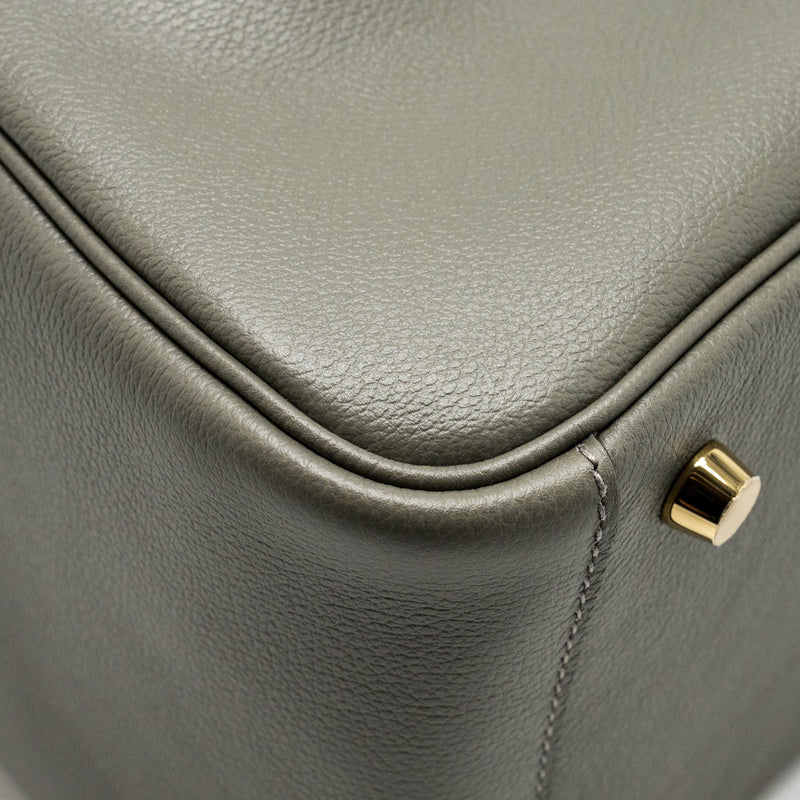 Hermes Lindy 26 Evercolor Gris Meyer GHW Stamp B