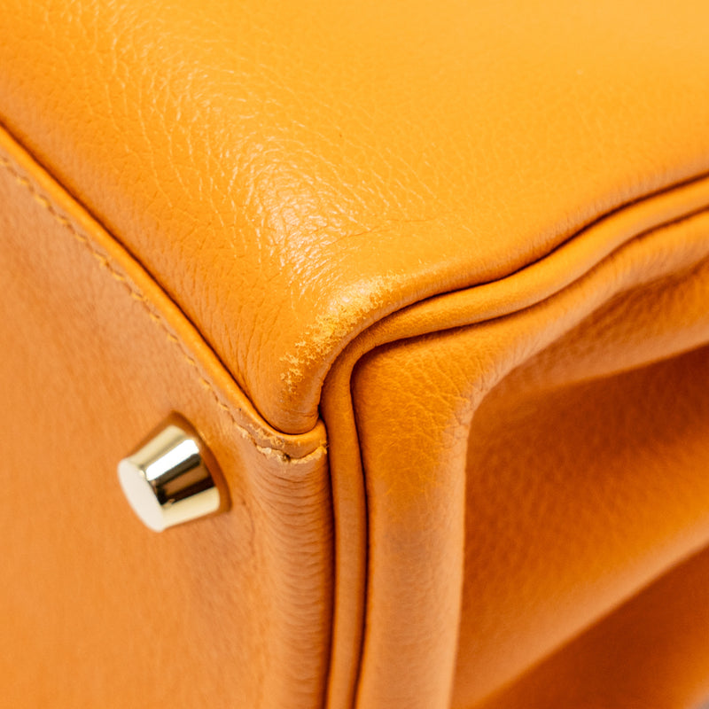 Hermes Kelly 28 Evecolor Apricot GHW Stamp D