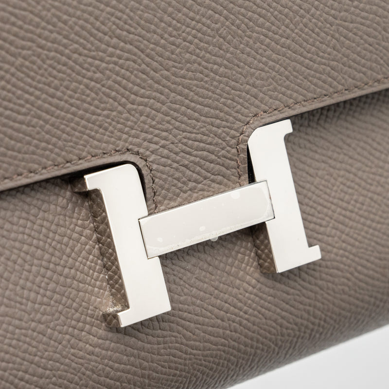Hermes Constance To Go Epsom Gris Etain SHW Stamp Z