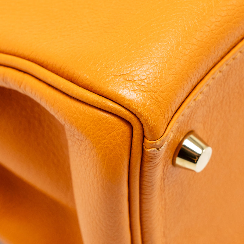 Hermes Kelly 28 Evecolor Apricot GHW Stamp D