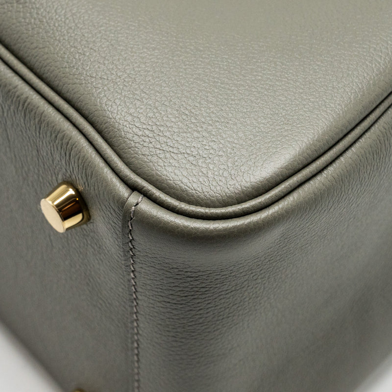 Hermes Lindy 26 Evercolor Gris Meyer GHW Stamp B