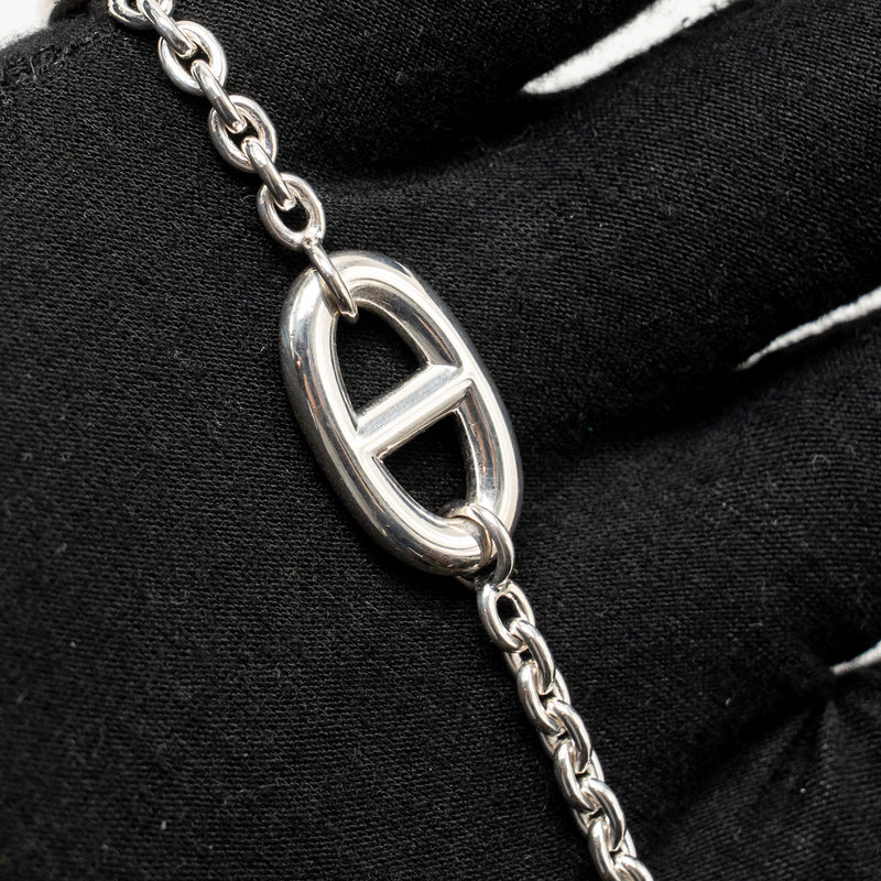 HERMES Size LG Farandole Bracelet Sterling Silver