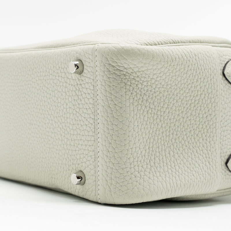 Hermes Mini Lindy Clemence Gris Neve SHW stamp B