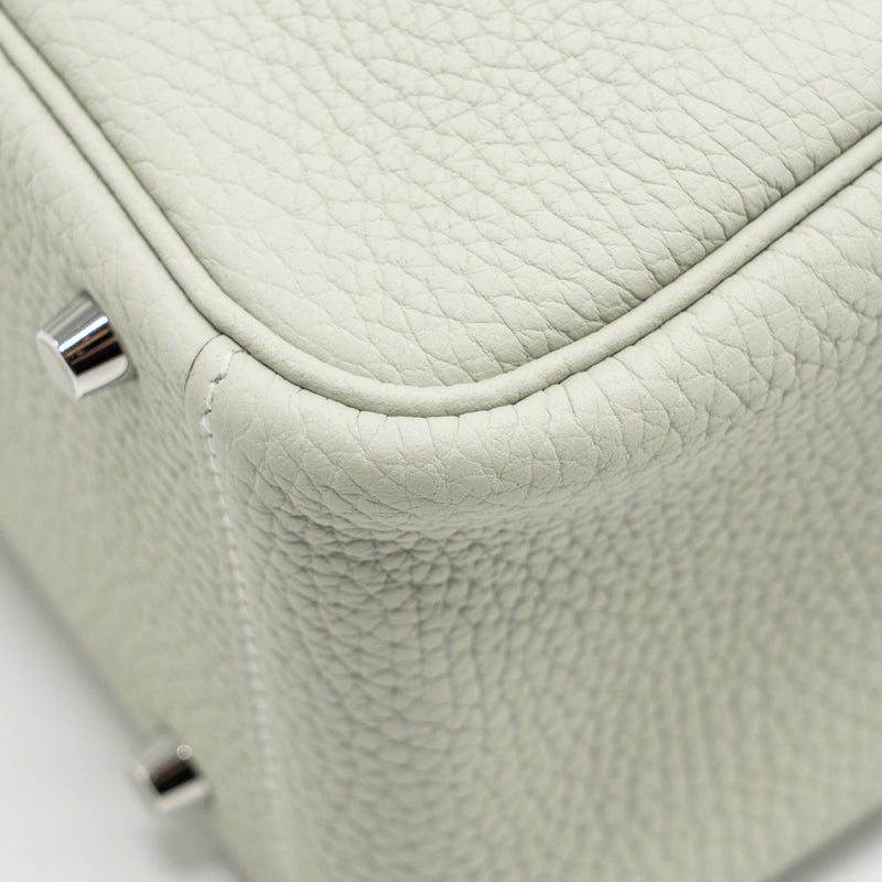 Hermes Mini Lindy Clemence Gris Neve SHW stamp B