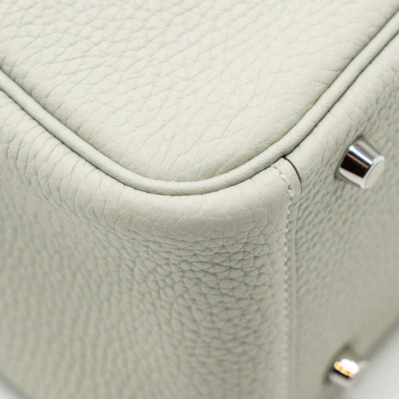 Hermes Mini Lindy Clemence Gris Neve SHW stamp B