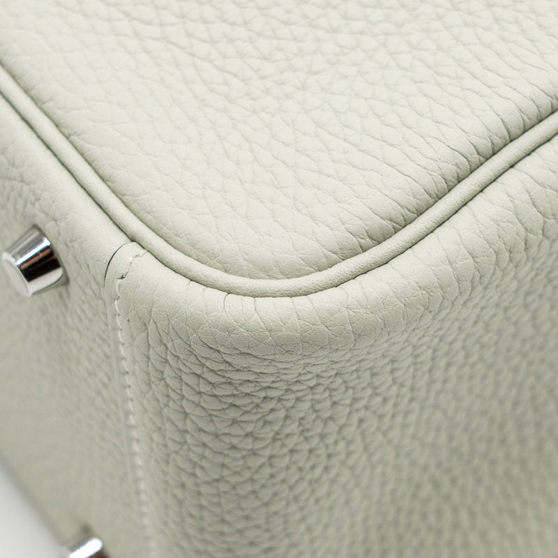 Hermes Mini Lindy Clemence Gris Neve SHW stamp B