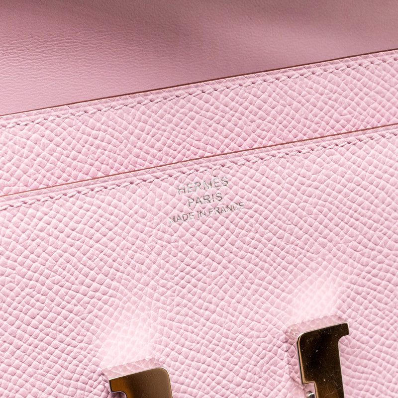Hermes Constance to Go Epsom MAUVE SYLVESTRE SHW Stamp U
