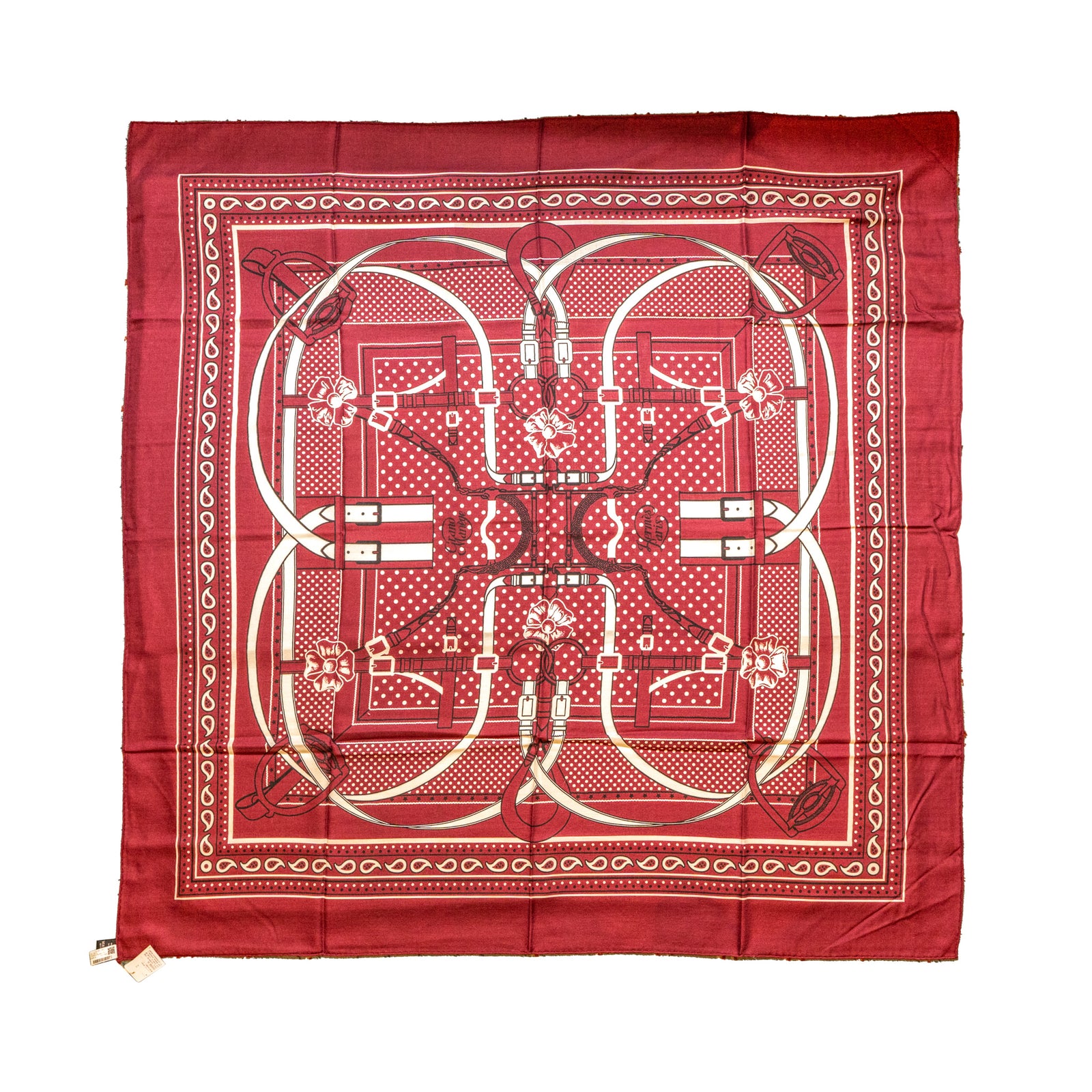 HERMES バンダナ 70 TWILL AS GRAND MANEGE Hermes Limited Edition