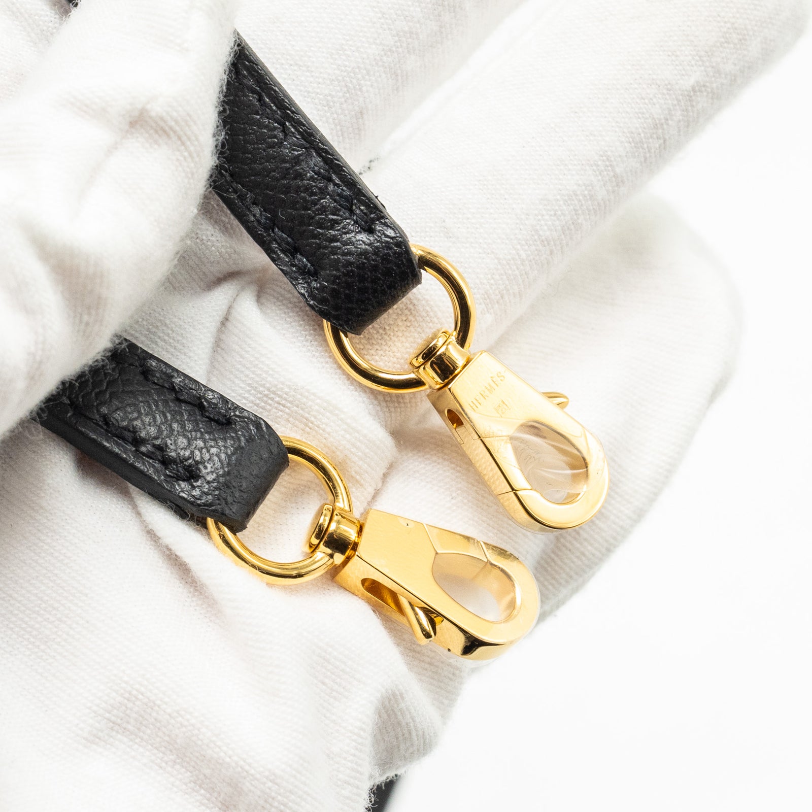 Hermes touch Mini Kelly II madame / alligator mississippiensis black G Hermes touch Mini Kelly II madame / alligator mississippiensis black G