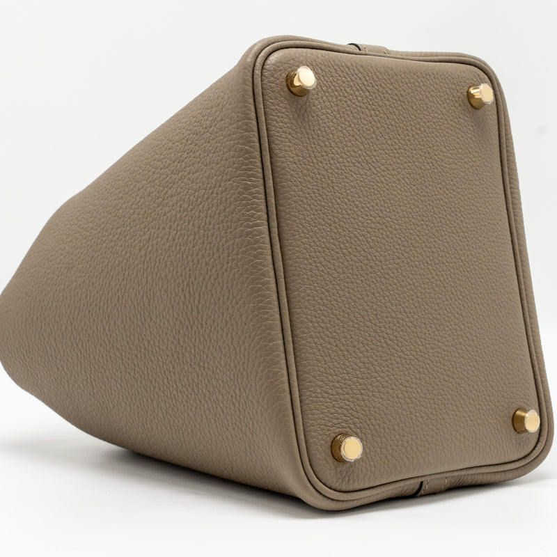 Hermes Picotin 18 Lock Bag Clemence M1 Origan GHW Stamp W