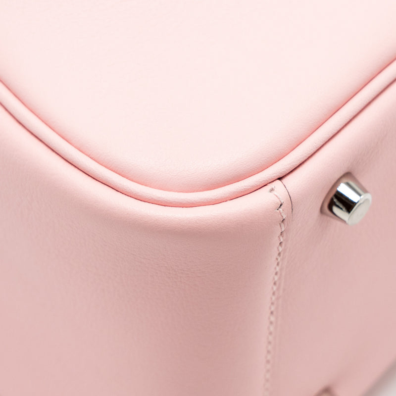 Hermes Mini Lindy Swift 3Q Rose Sakura SHW Stamp Z