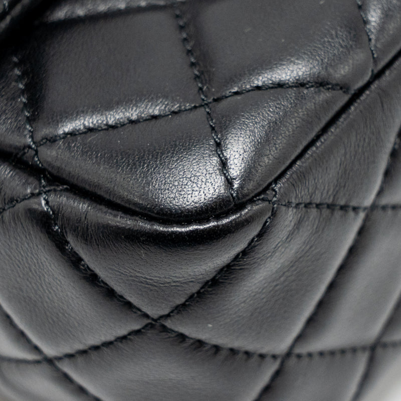 Chanel Pearl Crush Mini Square Lambskin Black GHW