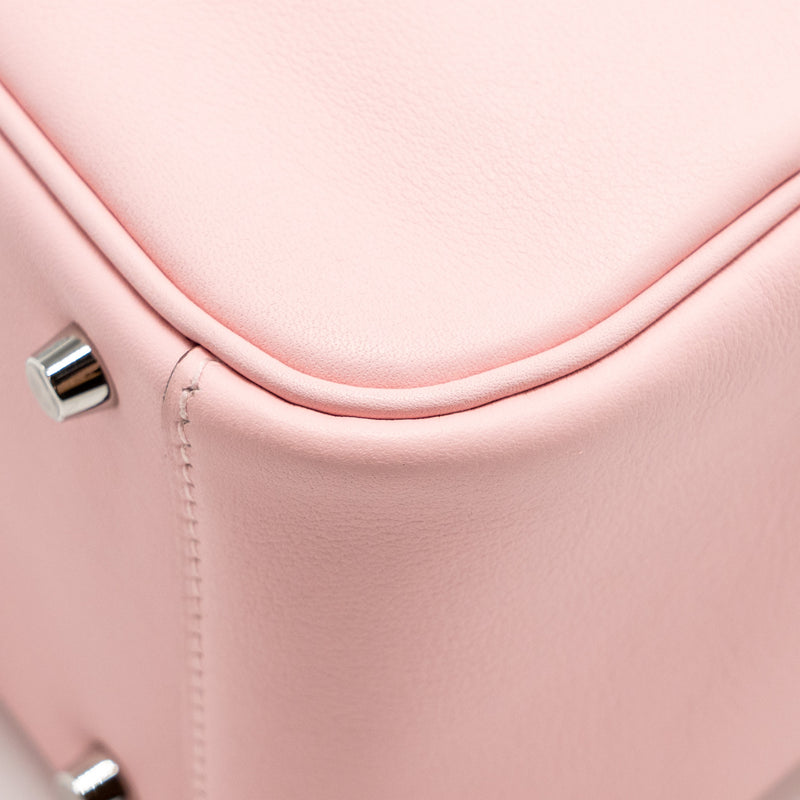 Hermes Mini Lindy Swift 3Q Rose Sakura SHW Stamp Z