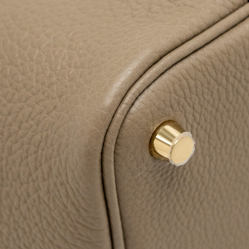 Hermes Picotin 18 Lock Bag Clemence M1 Origan GHW Stamp W