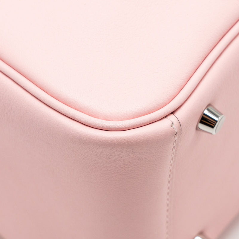 Hermes Mini Lindy Swift 3Q Rose Sakura SHW Stamp Z