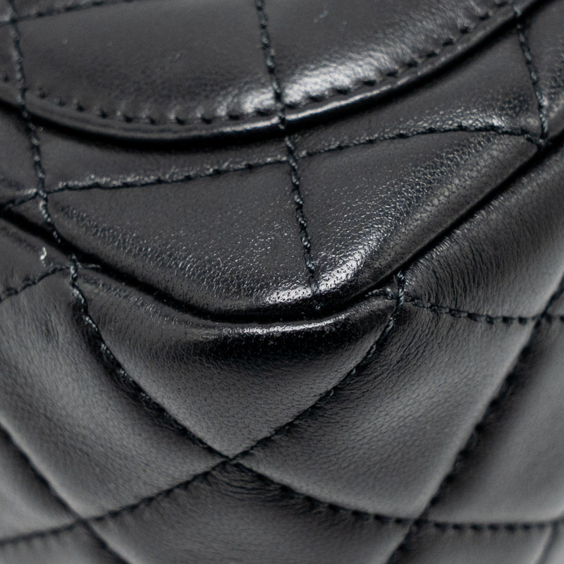 Chanel Pearl Crush Mini Square Lambskin Black GHW