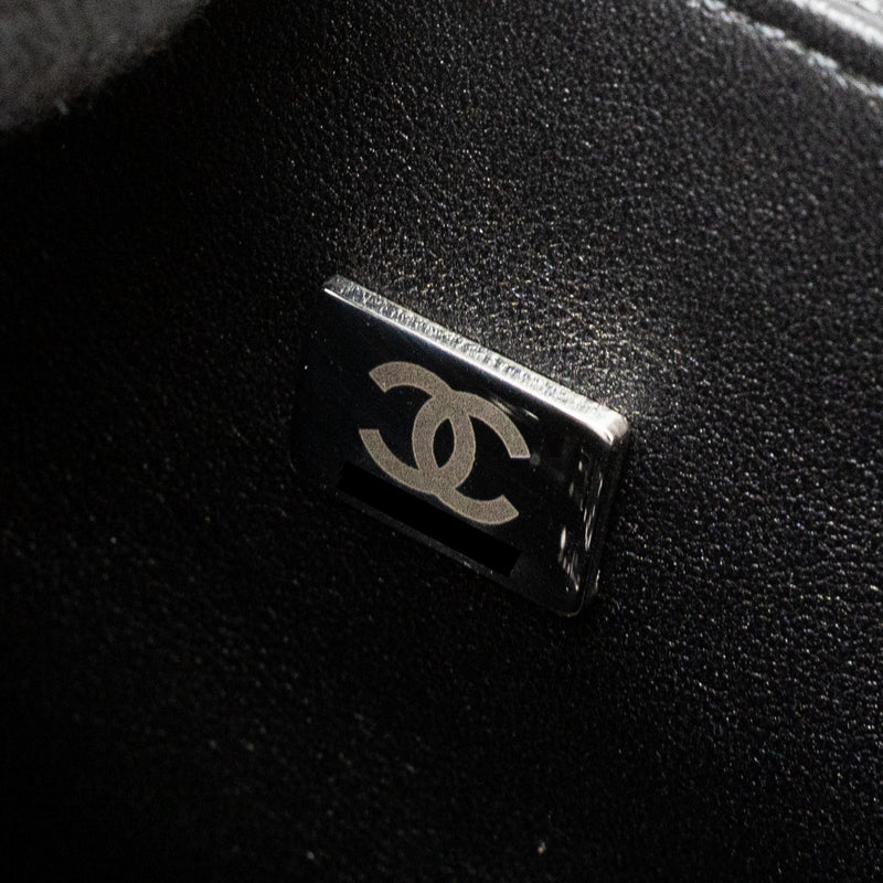 Chanel Small Boy Bag Caviar Black SHW (Microchip)