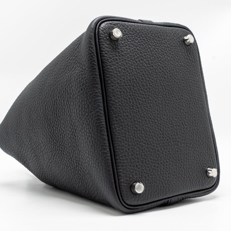 Hermes Picotin 18 Lock bag Clemence black SHW stamp Y