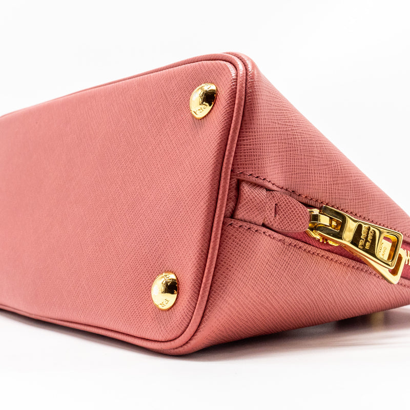 Prada Saffiano promenade Bag Pink GHW