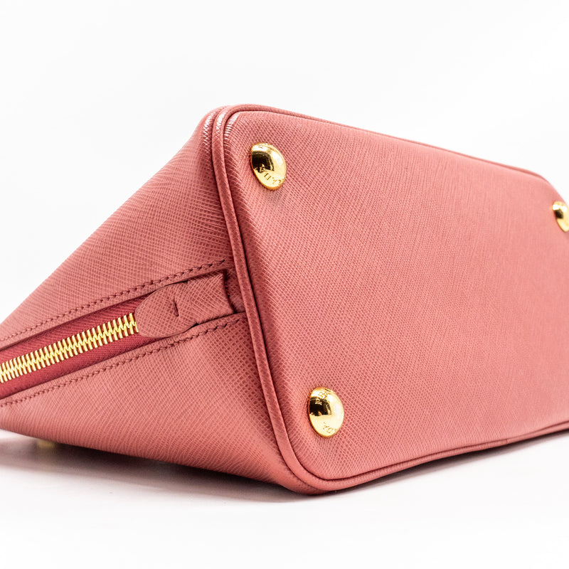 Prada Saffiano promenade Bag Pink GHW