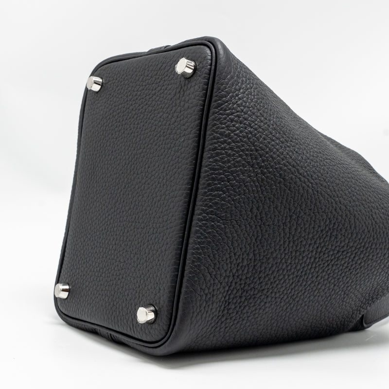 Hermes Picotin 18 Lock bag Clemence black SHW stamp Y