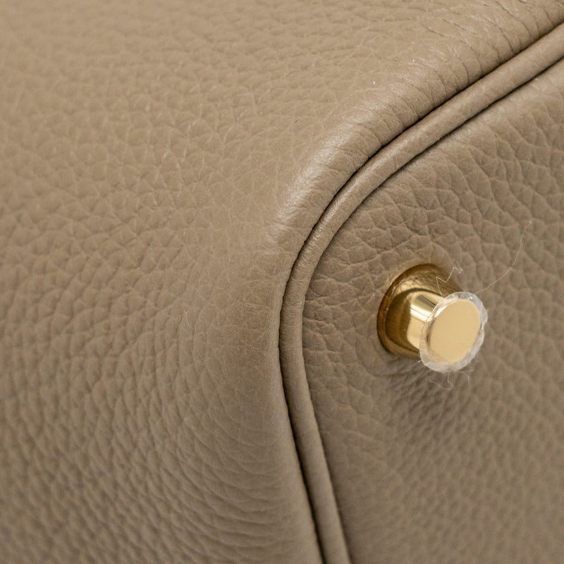 Hermes Picotin 18 Lock Bag Clemence M1 Origan GHW Stamp W