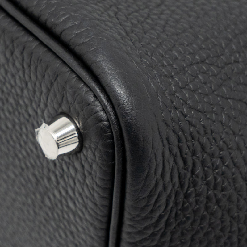 Hermes Picotin 18 Lock bag Clemence black SHW stamp Y