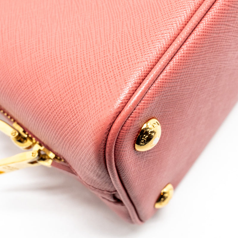 Prada Saffiano promenade Bag Pink GHW