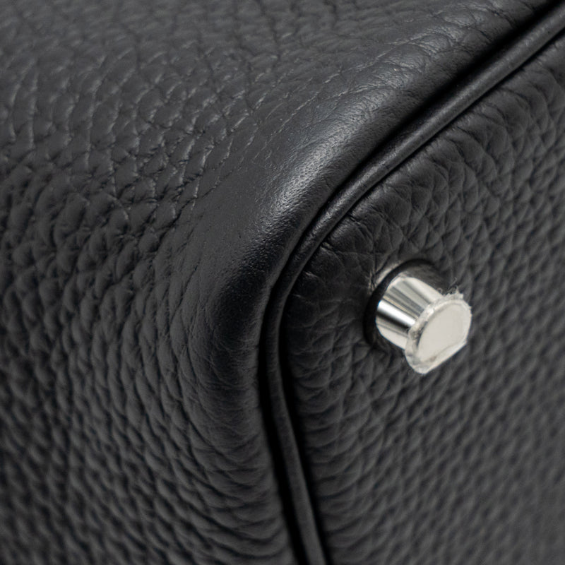 Hermes Picotin 18 Lock bag Clemence black SHW stamp Y