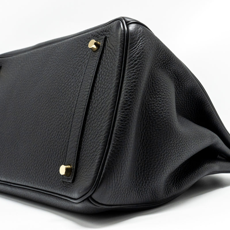 Hermes Birkin 35 Togo Black GHW Stamp Square O