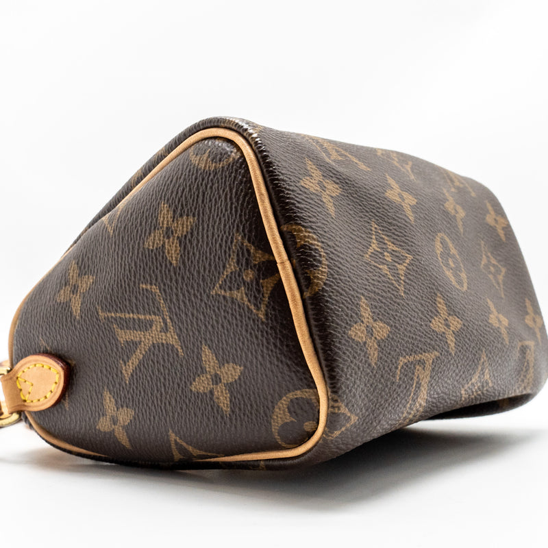 Louis Vuitton Nano Speedy Monogram Canvas GHW (Old Version)