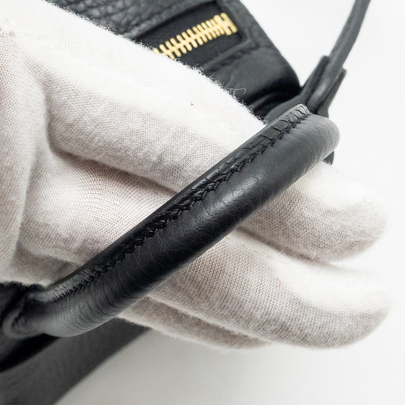 Hermes Mini Lindy clemence black GHW Stamp B