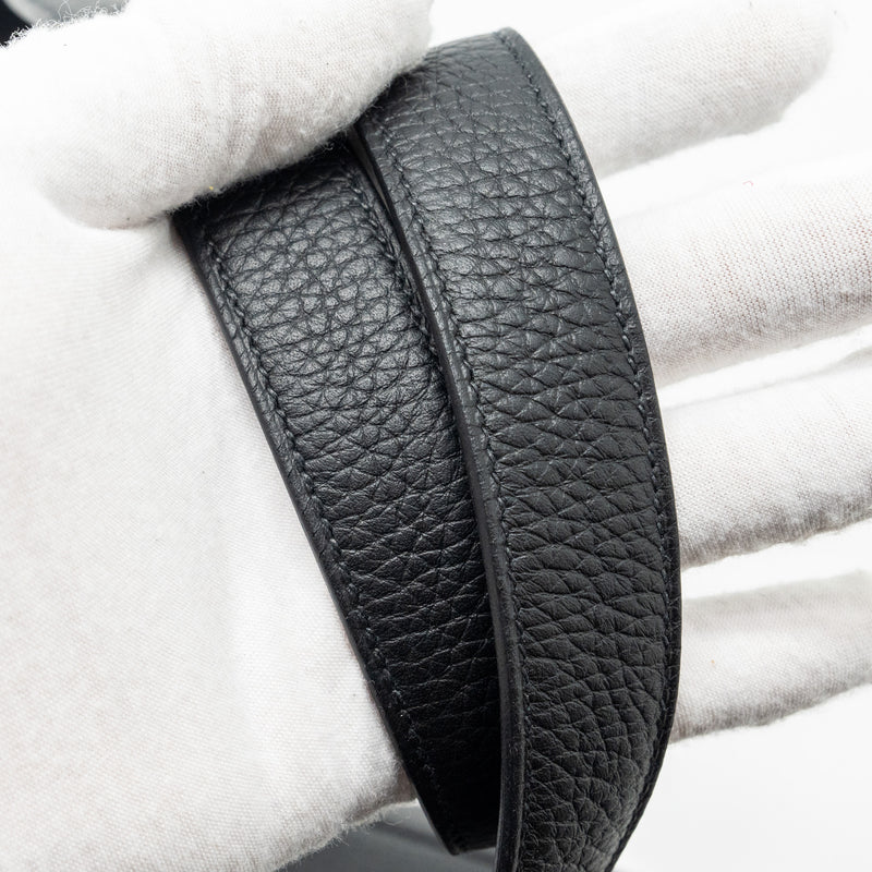 Hermes Mini Lindy clemence black GHW Stamp B