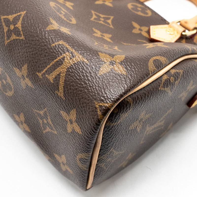 Louis Vuitton Nano Speedy Monogram Canvas GHW (Old Version)