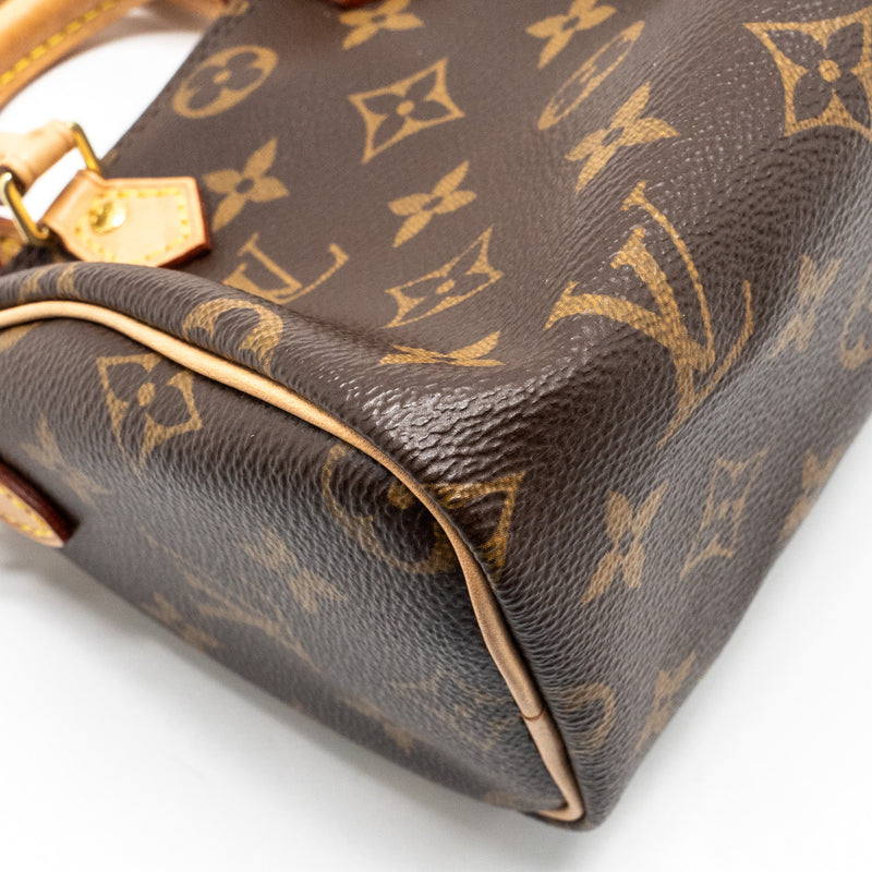 Louis Vuitton Nano Speedy Monogram Canvas GHW (Old Version)