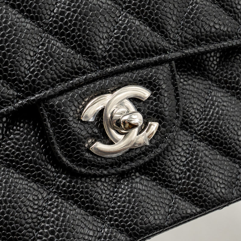 Chanel Small Classic Double Flap Bag Caviar Black SHW