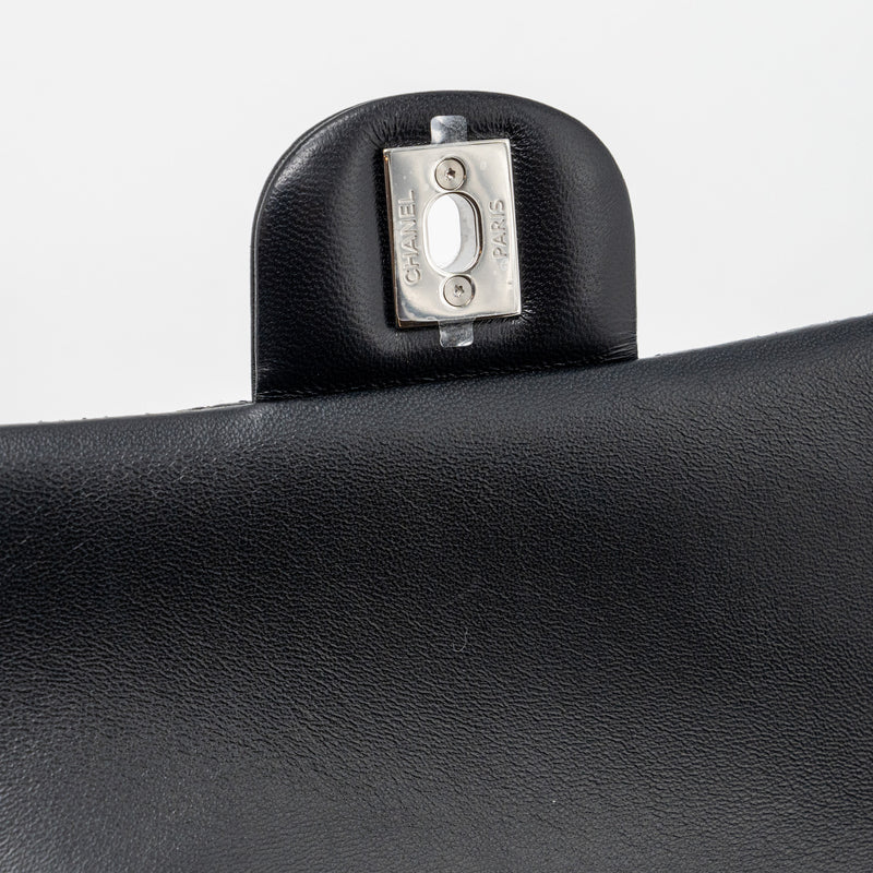 Chanel mini rectangular flap bag lambskin black SHW (MICROCHIP)