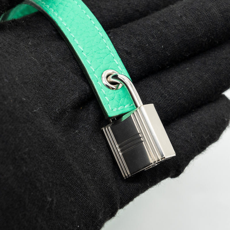 Hermes Picotin 18 Lock Bag Clemence /Alligator Touch Menthe/Vert Jade SHW Stamp Z
