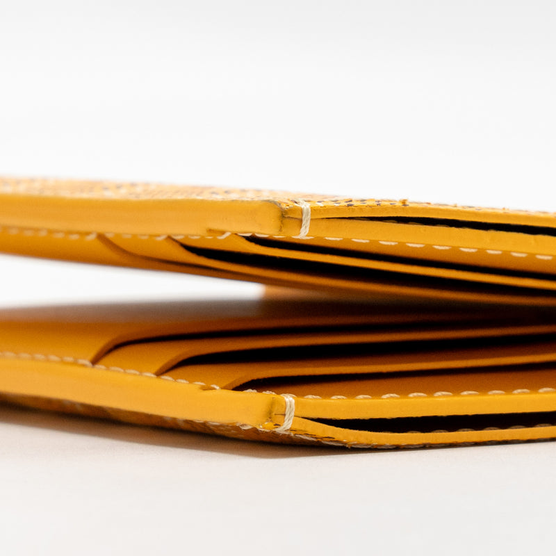 Goyard Saint-Pierre Card Wallet Goyardine Canvas Yellow